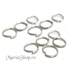 Zale argintiu deschis 5x0.7mm